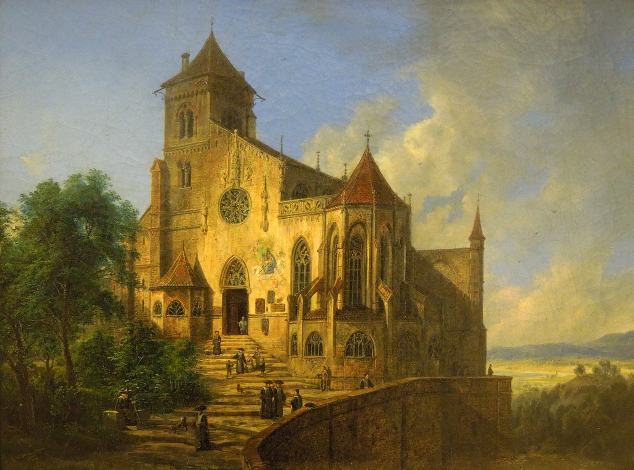 Táj templommal alkotó: Domenico Quaglio the Younger