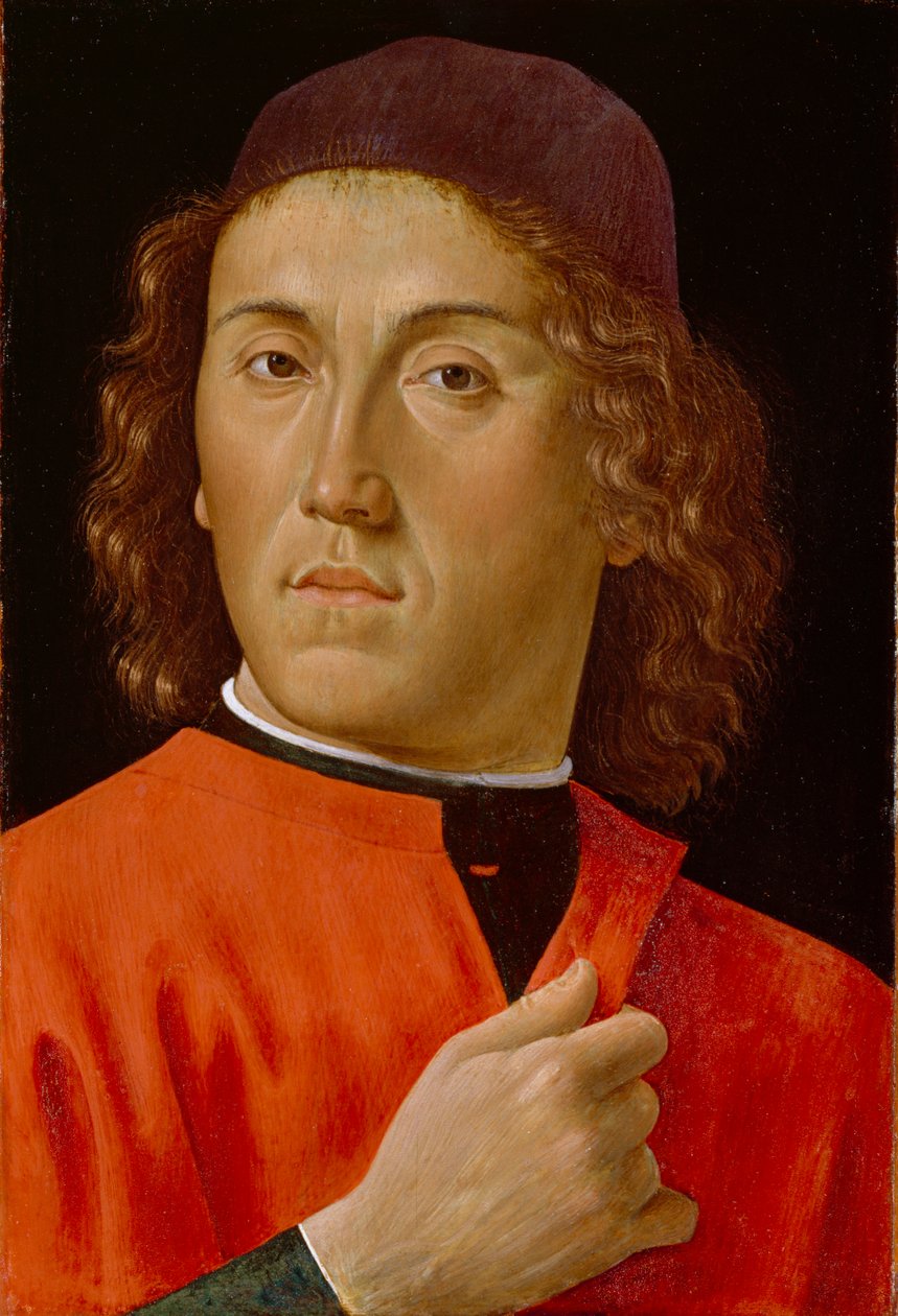 Fiatal férfi alkotó: Domenico Ghirlandaio