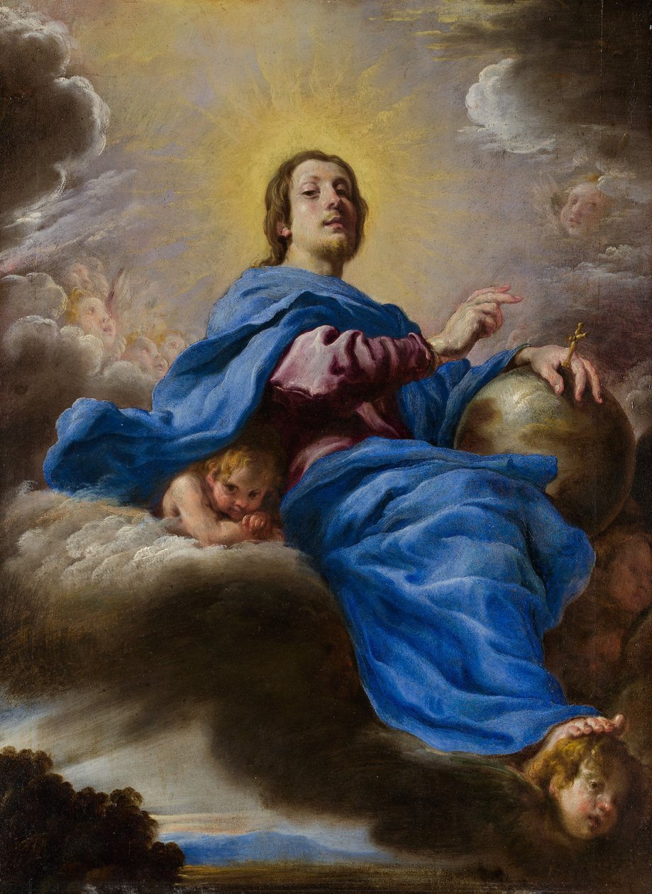 Salvator Mundi, kb. 1622-23. alkotó: Domenico Fetti or Feti