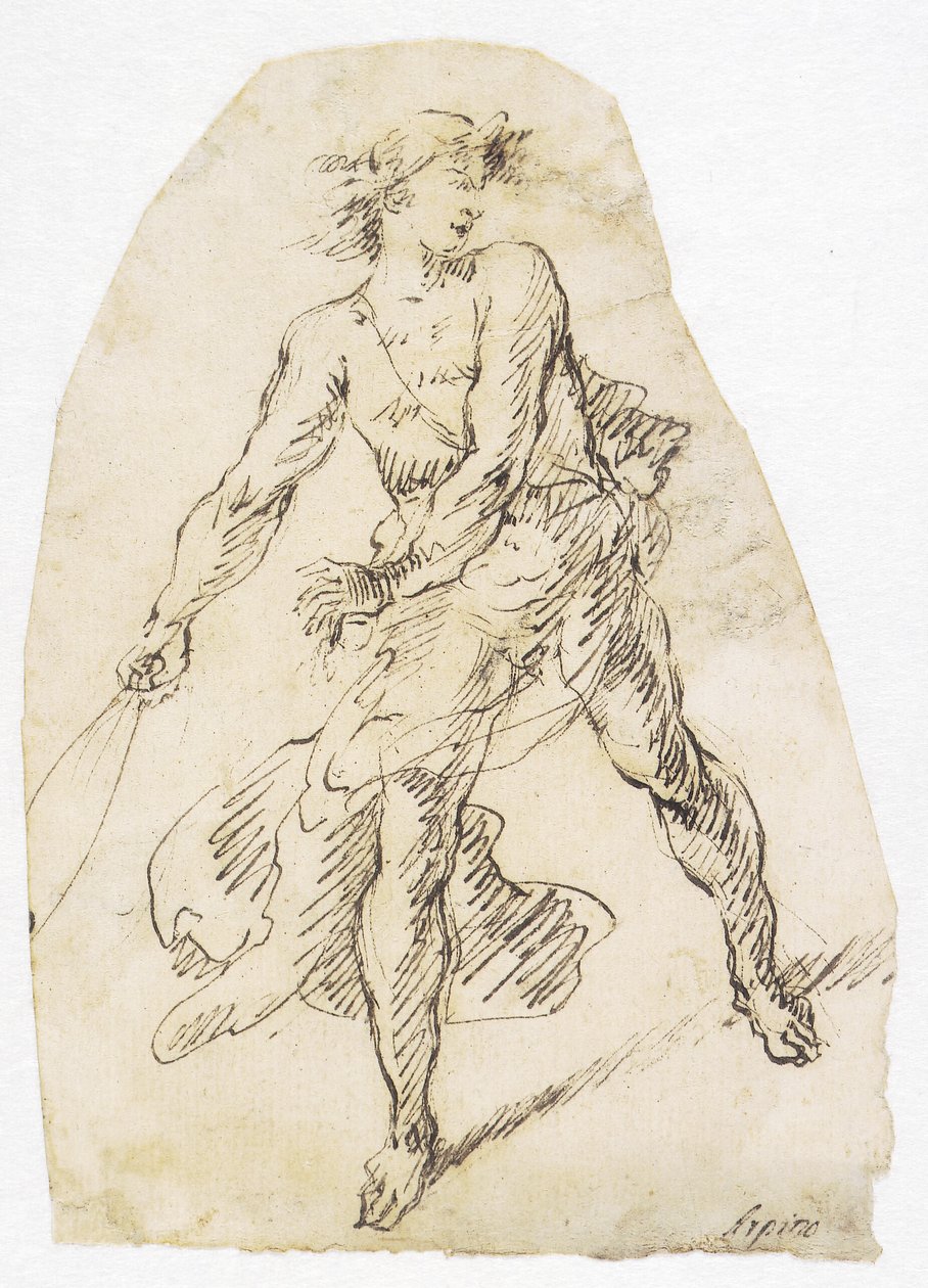 David a parittyával alkotó: Domenico Gargiulo
