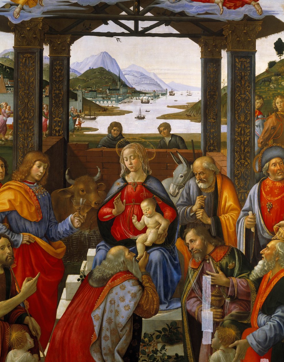 A mágusok imádása alkotó: Domenico Ghirlandaio
