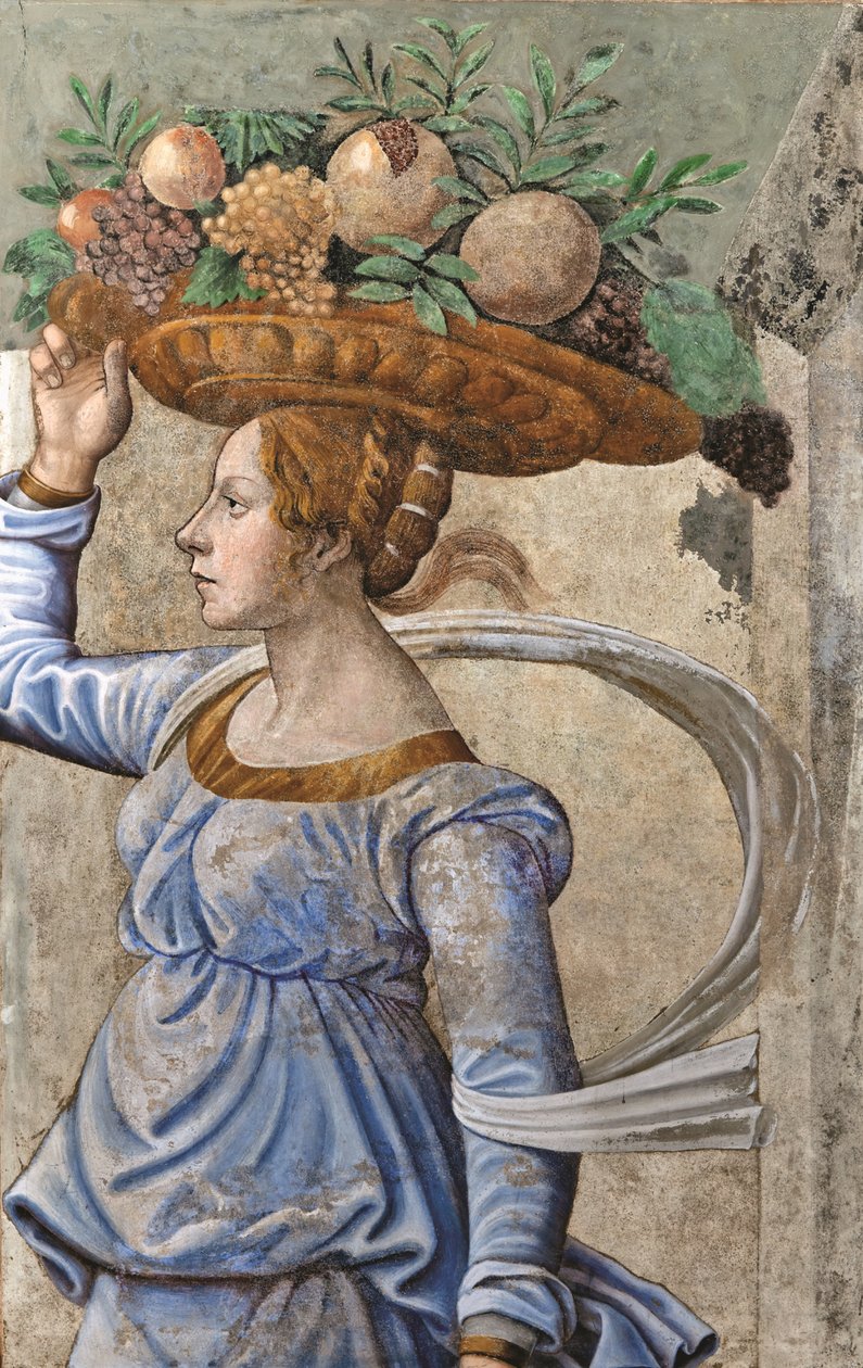 Canephora Kosártartó, 15. század vége... alkotó: Domenico, Ghirlandaio