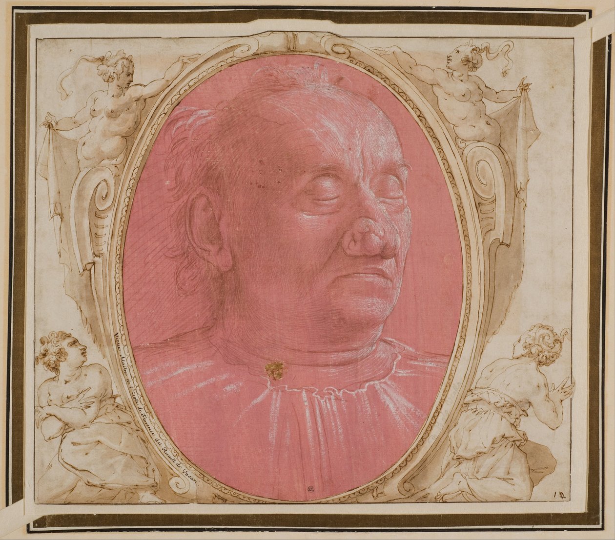 Egy öregember feje alkotó: Domenico Ghirlandaio