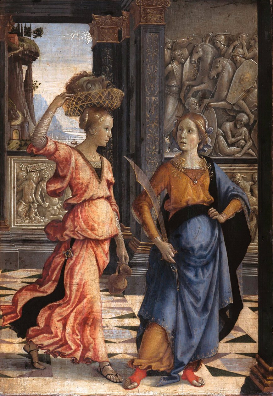Judit szolgálólányával, 1489 alkotó: Domenico Ghirlandaio