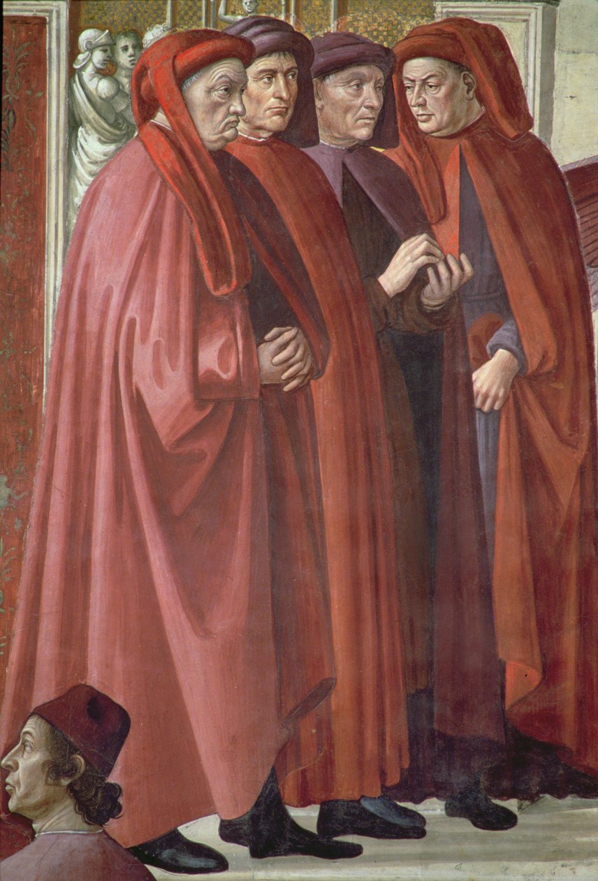 Az Angyali üdvözlet Szent Zakariásnak alkotó: Domenico Ghirlandaio