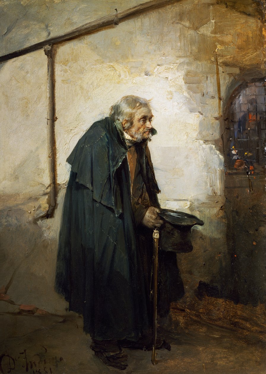 Tisztelet Madonna előtt alkotó: Domenico Induno