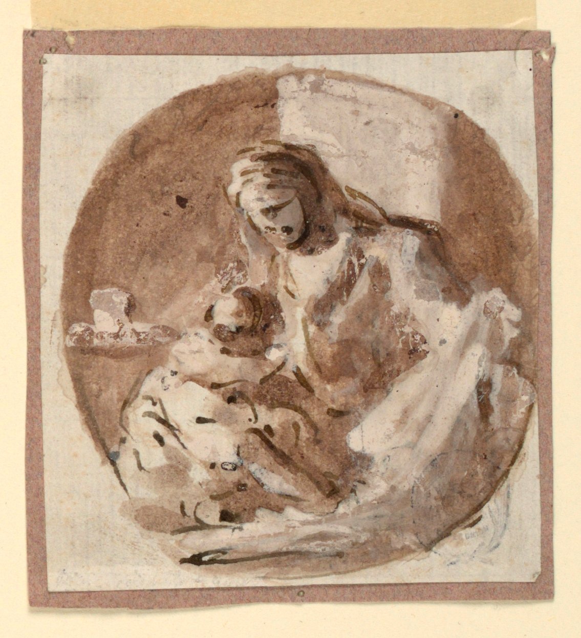 Madonna és gyermeke alkotó: Domenico Mondo