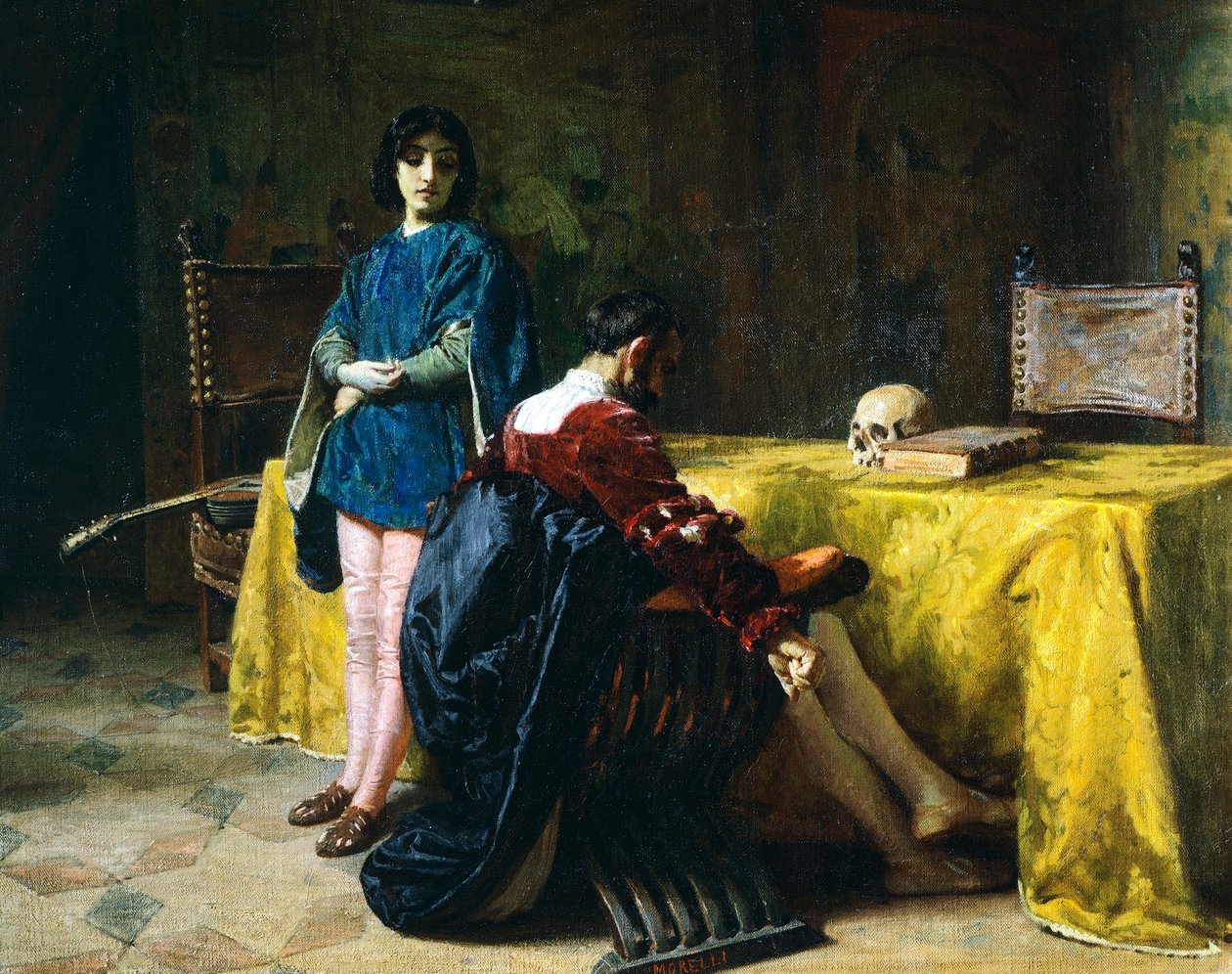 Lara gróf, Domenico Morelli alkotó: Domenico Morelli