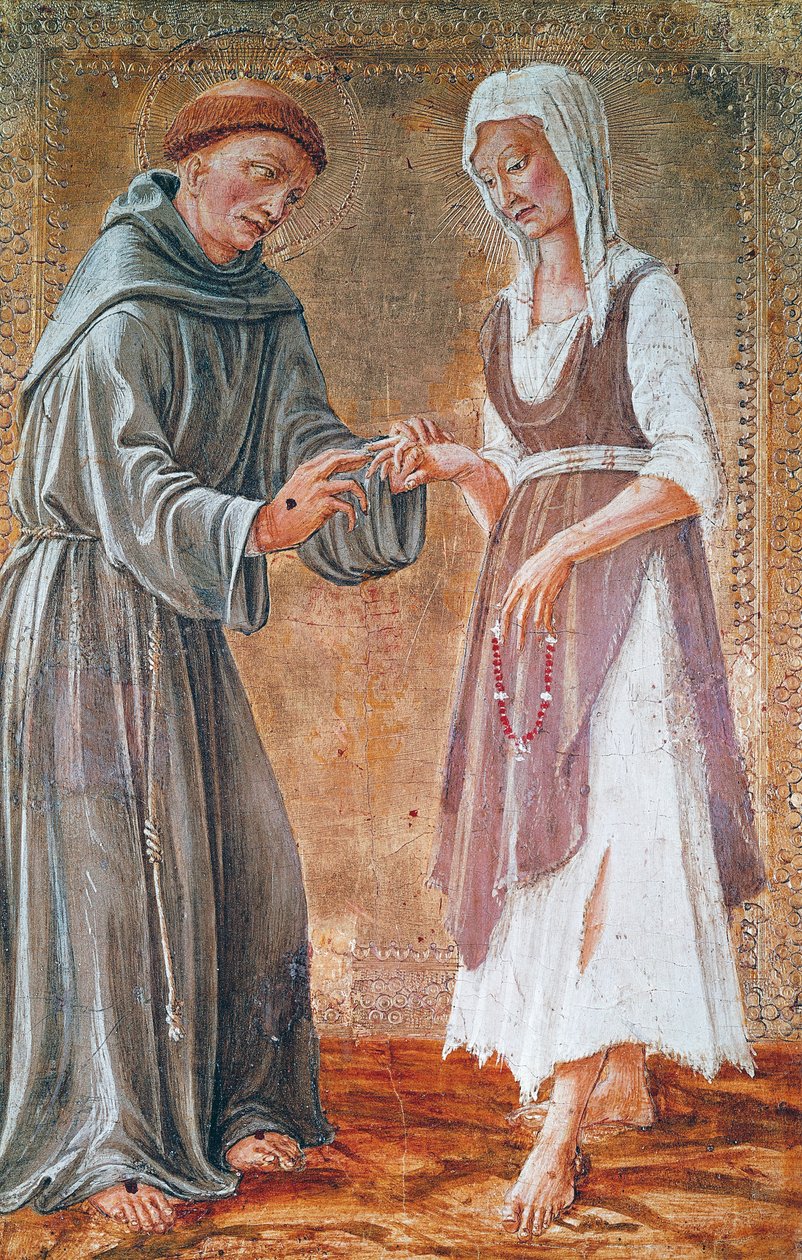 Szent Ferenc szegénységgel házasodik alkotó: Domenico Veneziano