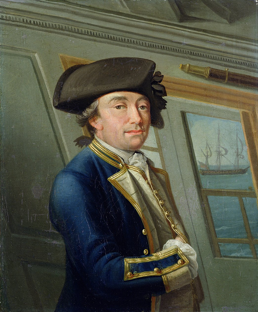 William Locker kapitány (1731-1800) portréja 1769 alkotó: Dominic Serres