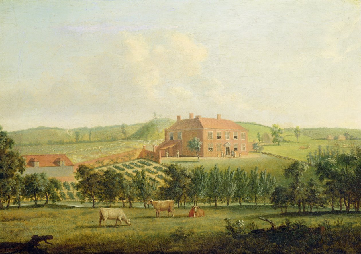 Saint Vincents, West Malling közelében, Kent, 1779 körül alkotó: Dominic Serres