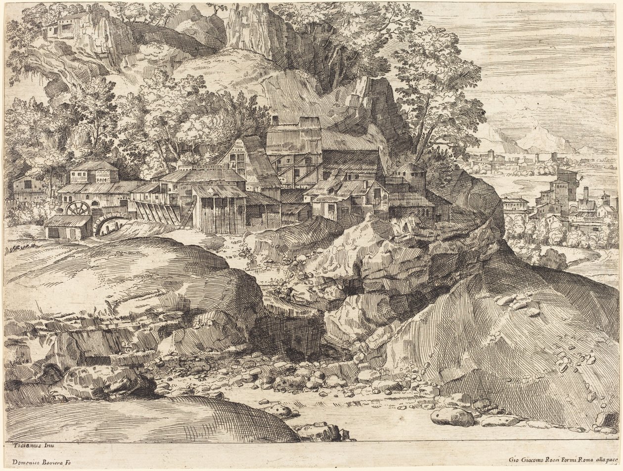 Táj malom alkotó: Dominique Barrière after Titian