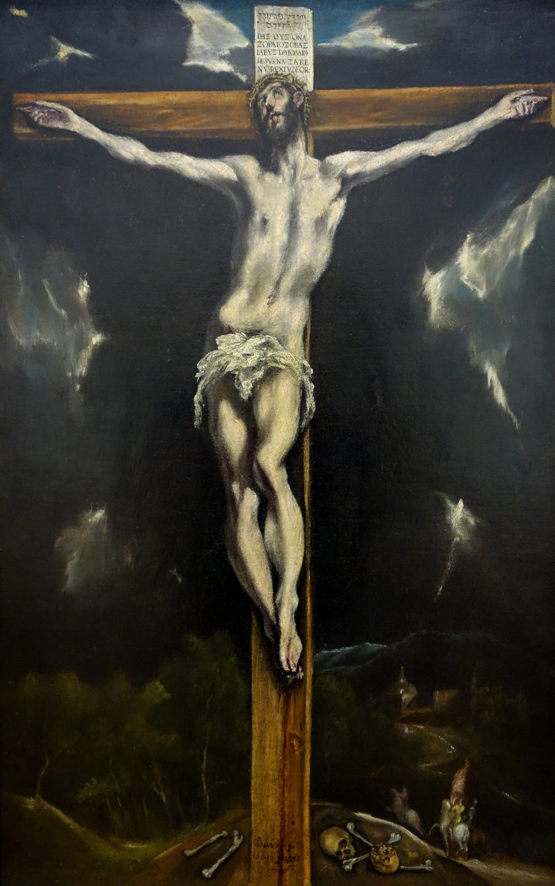 Krisztus a kereszten alkotó: El Greco