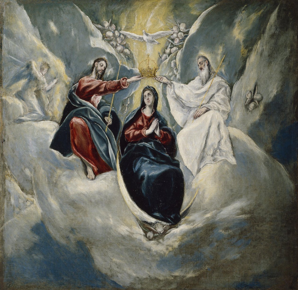 A Szűz koronázása alkotó: El Greco