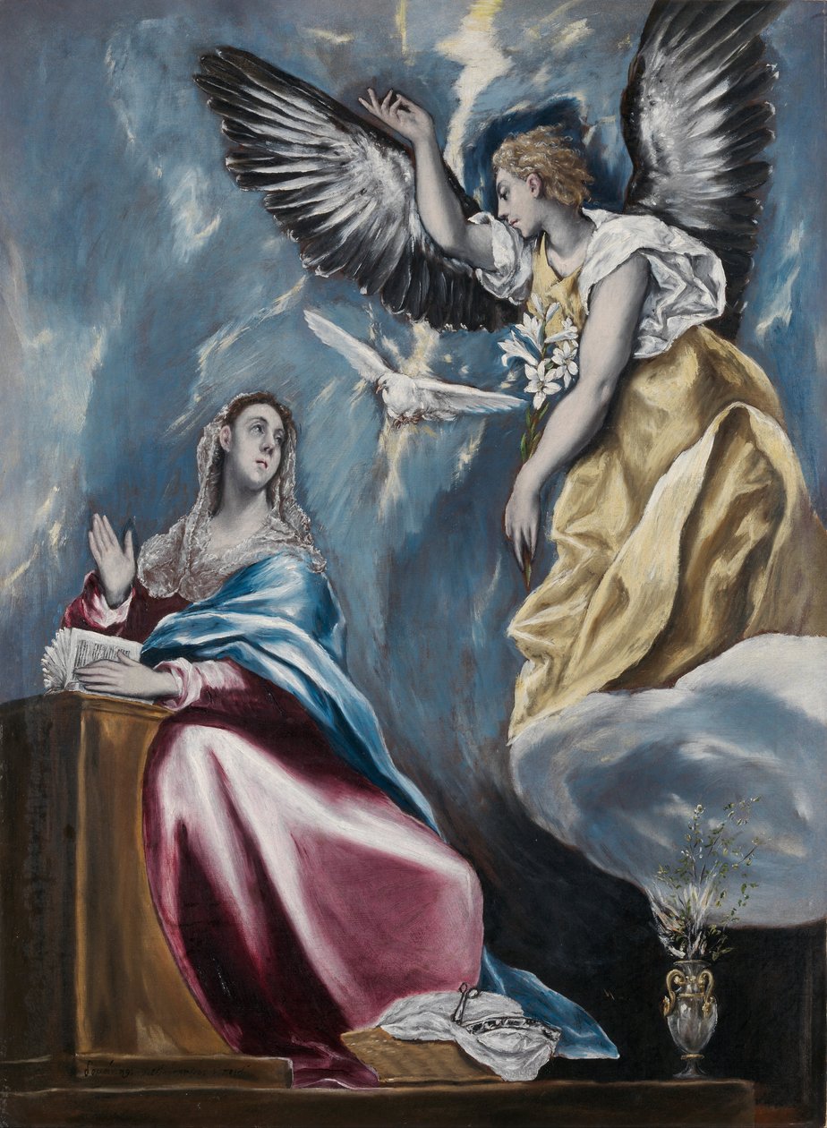Az Angyali üdvözlet alkotó: El Greco