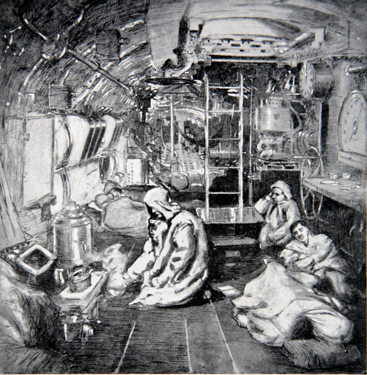 Eight Bells, Midnight, illusztráció Gordon S. Maxwell 
