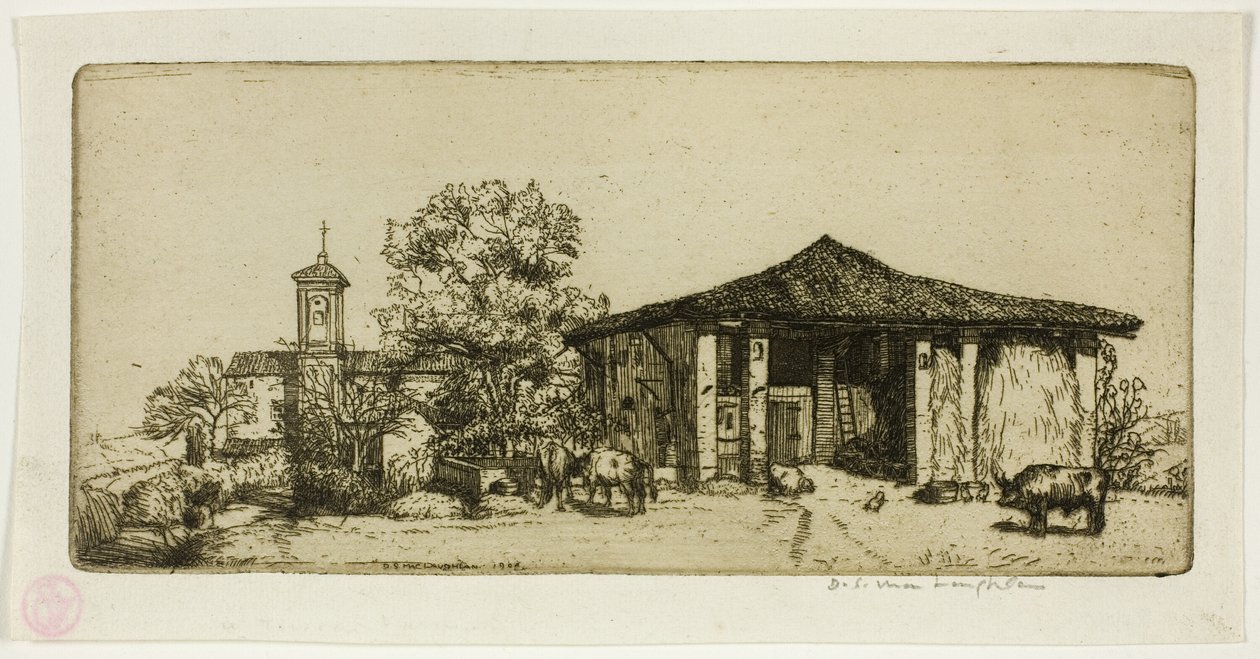Egy toszkán farm alkotó: Donald Shaw MacLaughlan