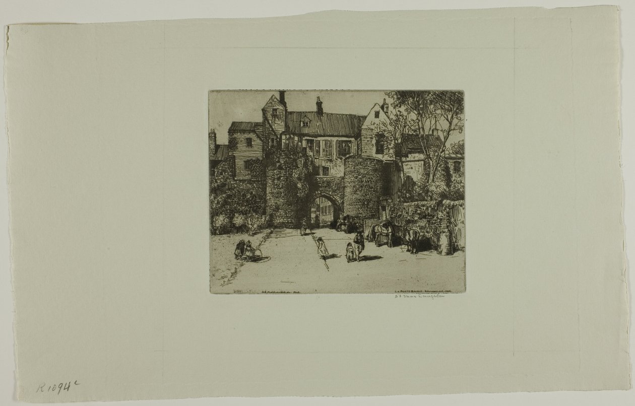La Porte Gayole, Boulogne-sur-Mer alkotó: Donald Shaw MacLaughlan