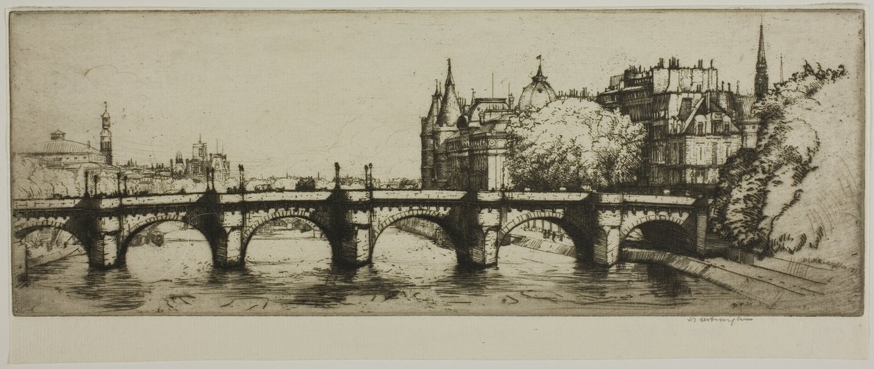 A Pont Neuf, Párizs alkotó: Donald Shaw MacLaughlan