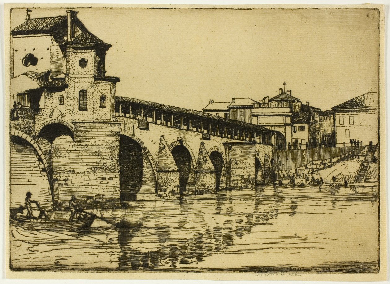 Ponte Ticino, Pavia alkotó: Donald Shaw MacLaughlan