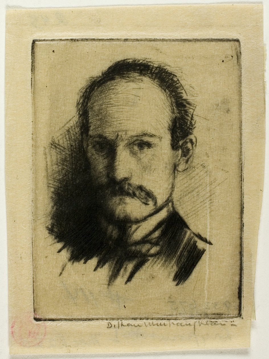 A művész portréja alkotó: Donald Shaw MacLaughlan