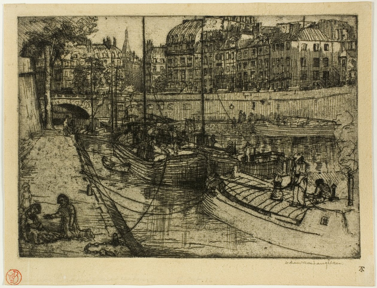 Quai des Grands Augustins alkotó: Donald Shaw MacLaughlan