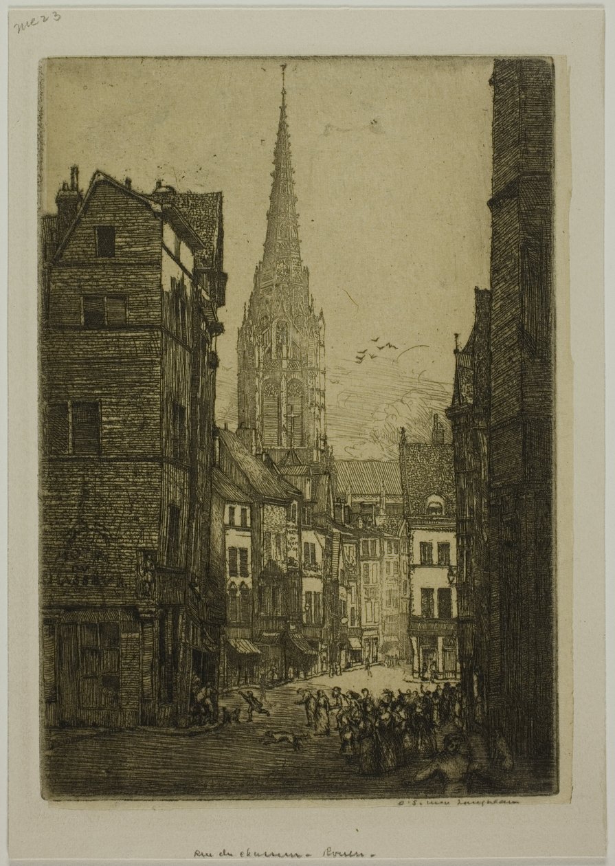 Rue du Chasseur, Rouen alkotó: Donald Shaw MacLaughlan