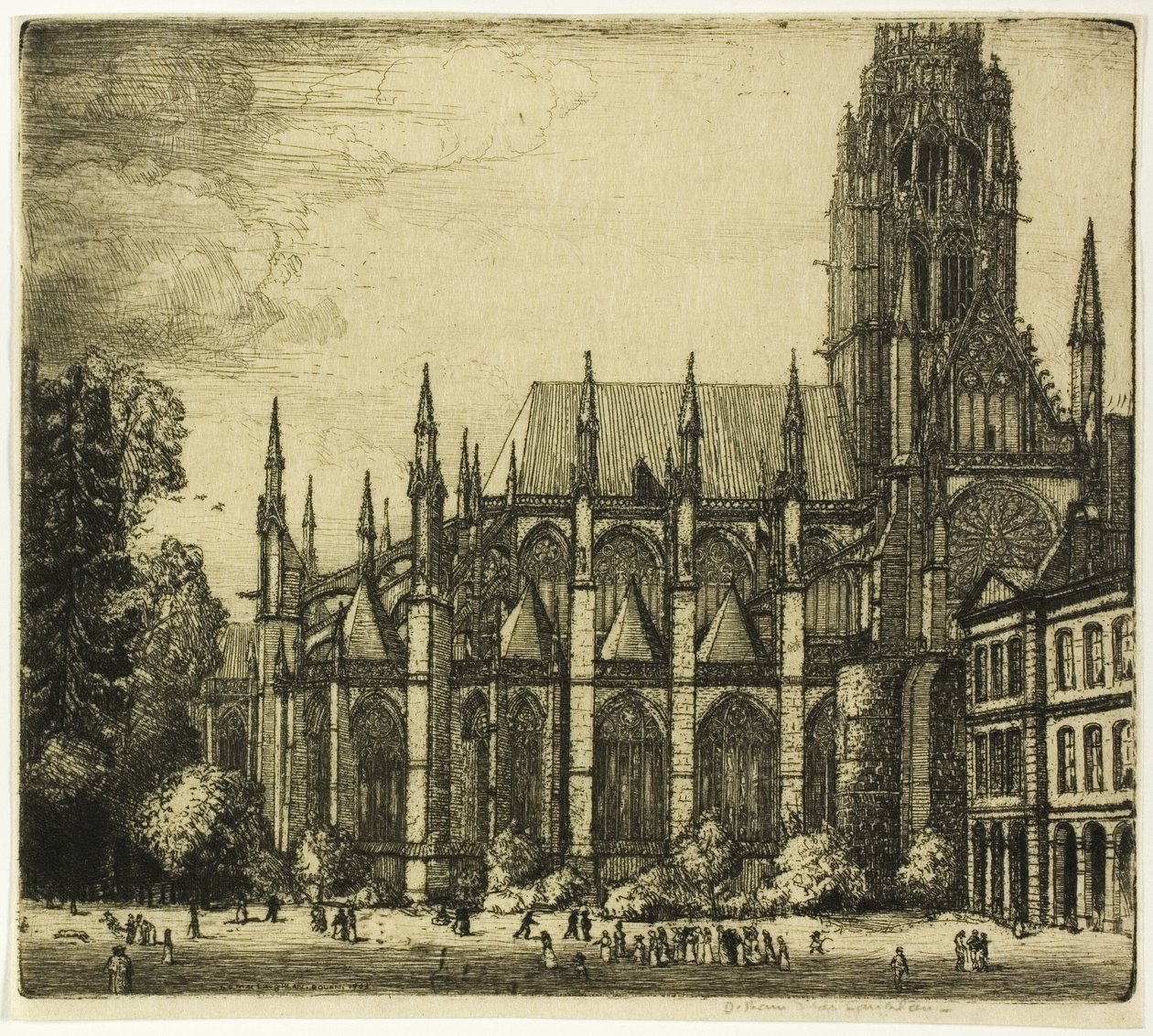 Utca. Ouen, Rouen alkotó: Donald Shaw MacLaughlan