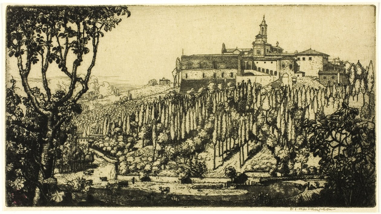A Certosa, Firenze alkotó: Donald Shaw MacLaughlan