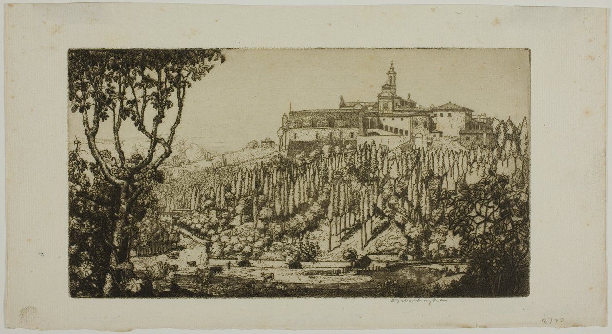 A Certosa, Firenze alkotó: Donald Shaw MacLaughlan