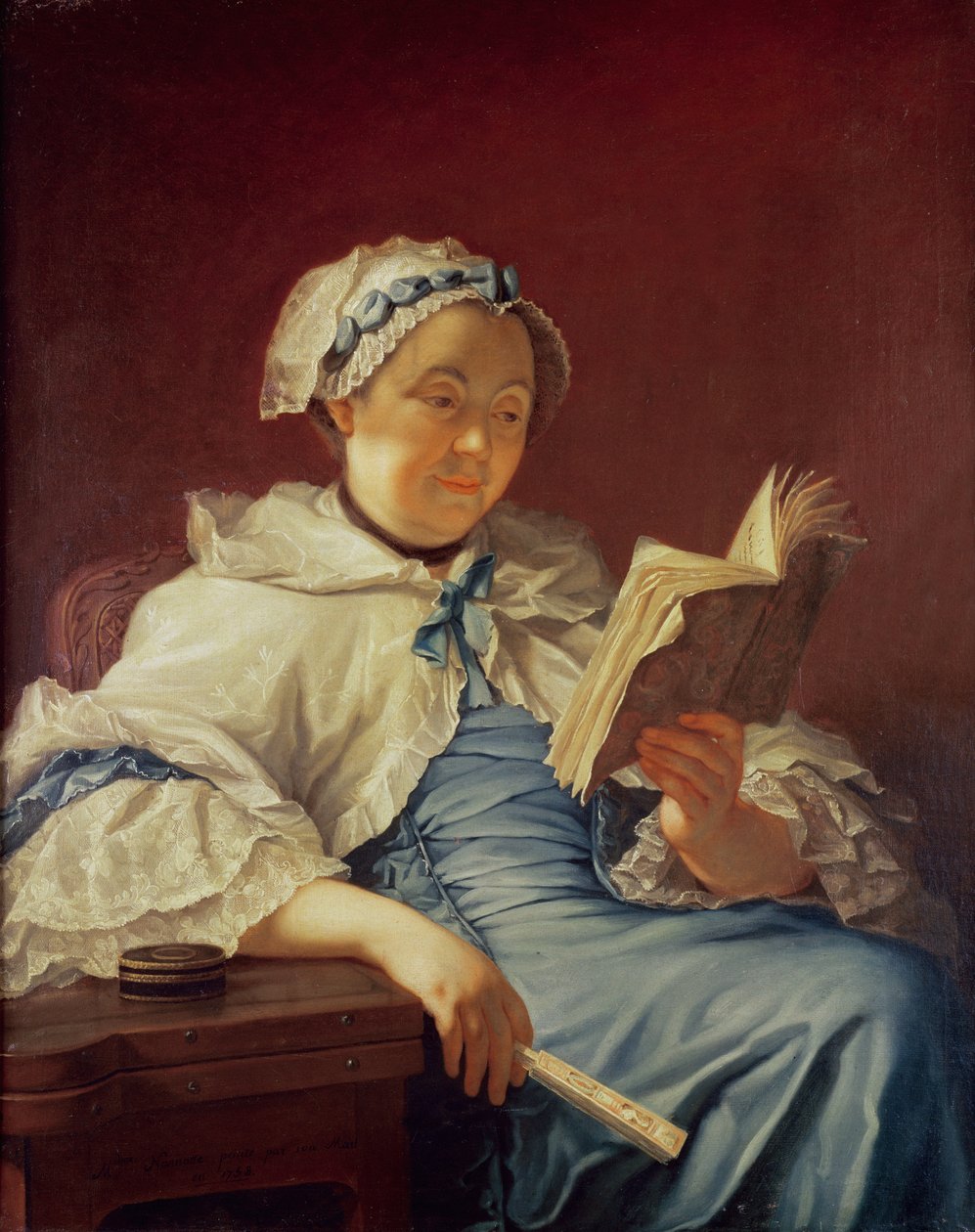 A művész felesége, 1758 alkotó: Donat Nonotte