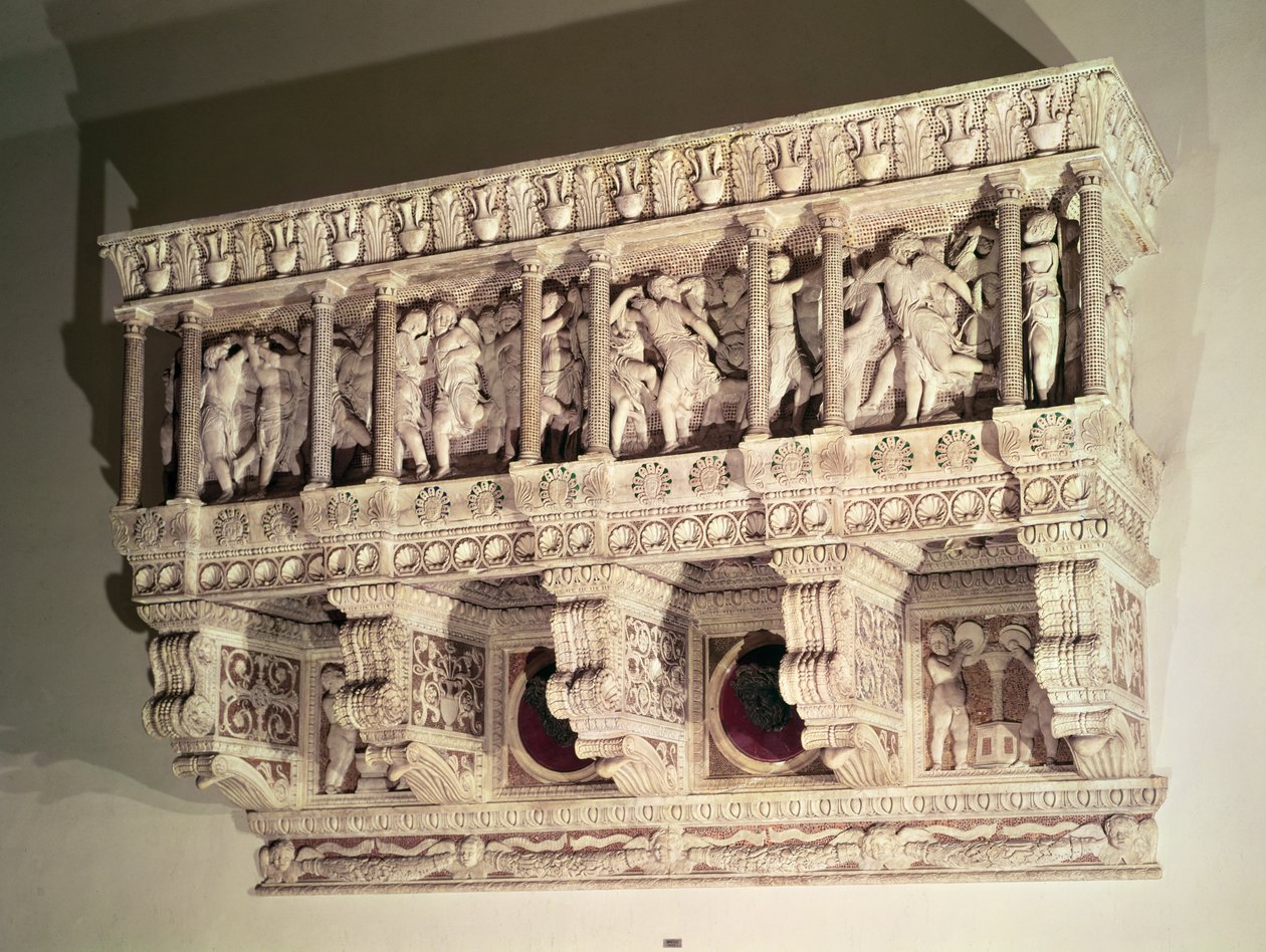 Cantoria, 1433-39 (márvány) (lásd még: 340290 és 136093) alkotó: Donatello