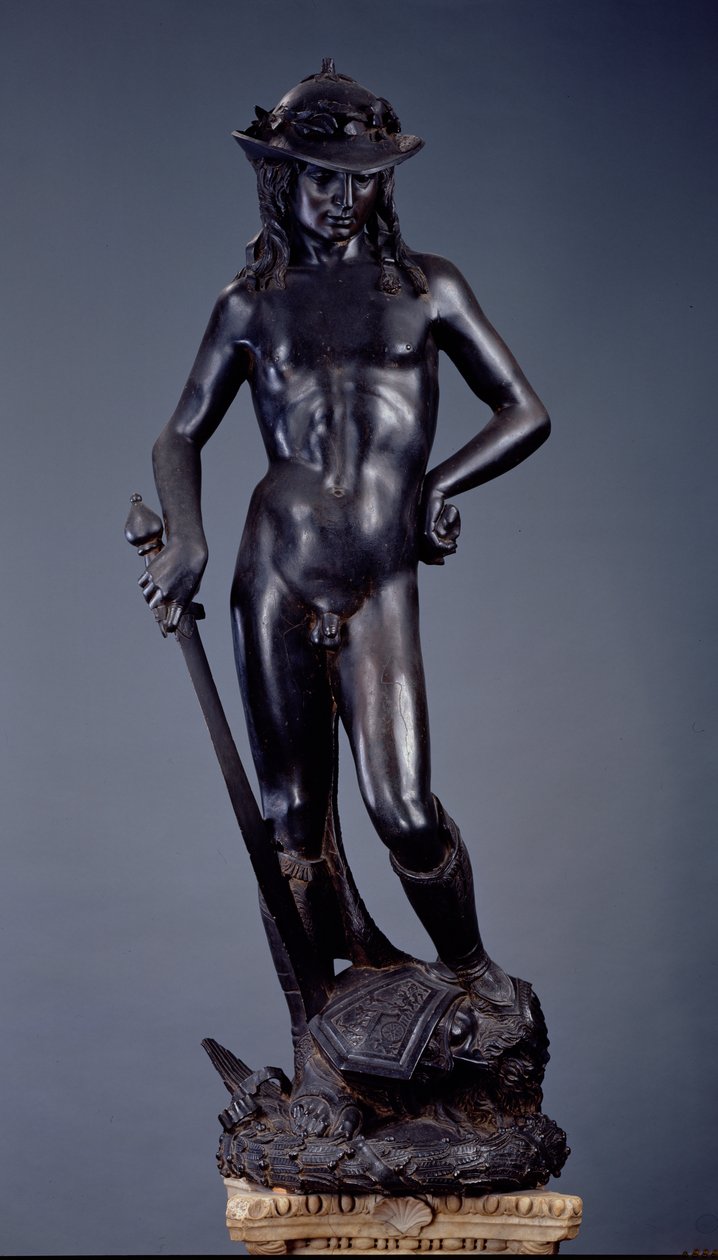 Dávid, 1440 körül (bronz) alkotó: Donatello
