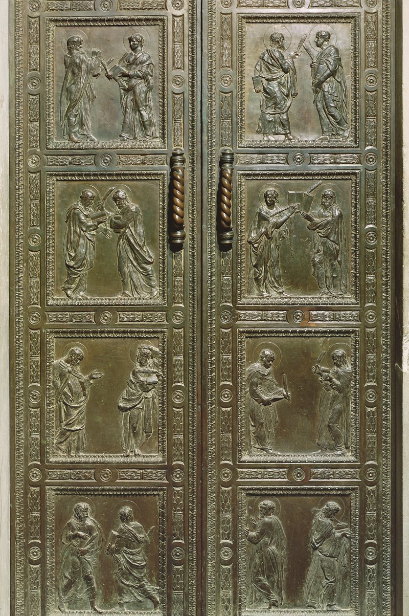 Mártírokat ábrázoló ajtók, 1440-43 (bronz) (részlet) alkotó: Donatello