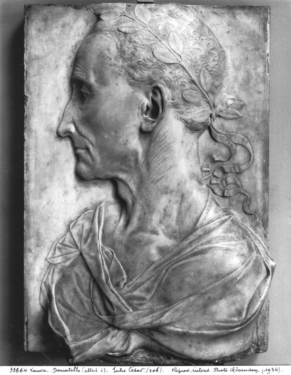 Julius Caesar (Kr. e. 101-44) portréja (márvány) alkotó: Donatello