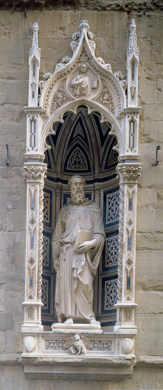 Szent Márk, 1411 (márvány) alkotó: Donatello