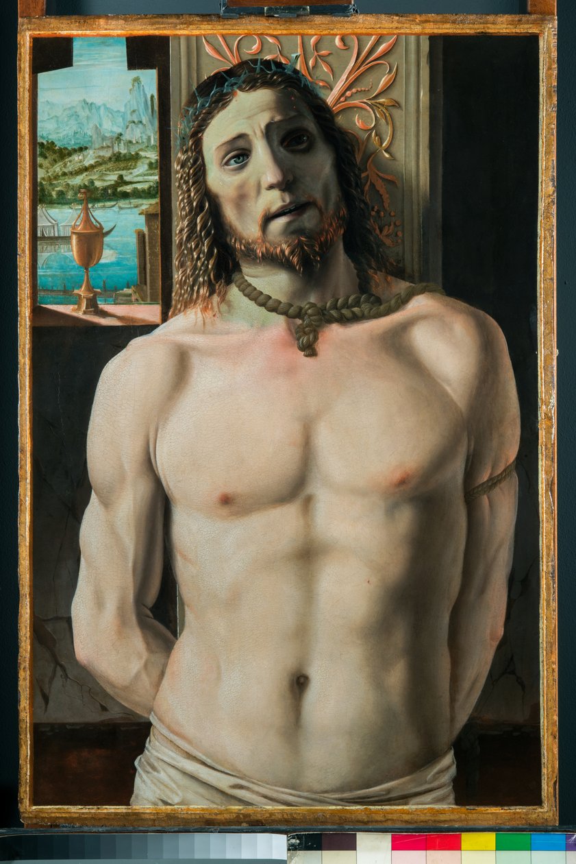 Krisztus az oszlopnál, 1487-90 alkotó: Donato Bramante