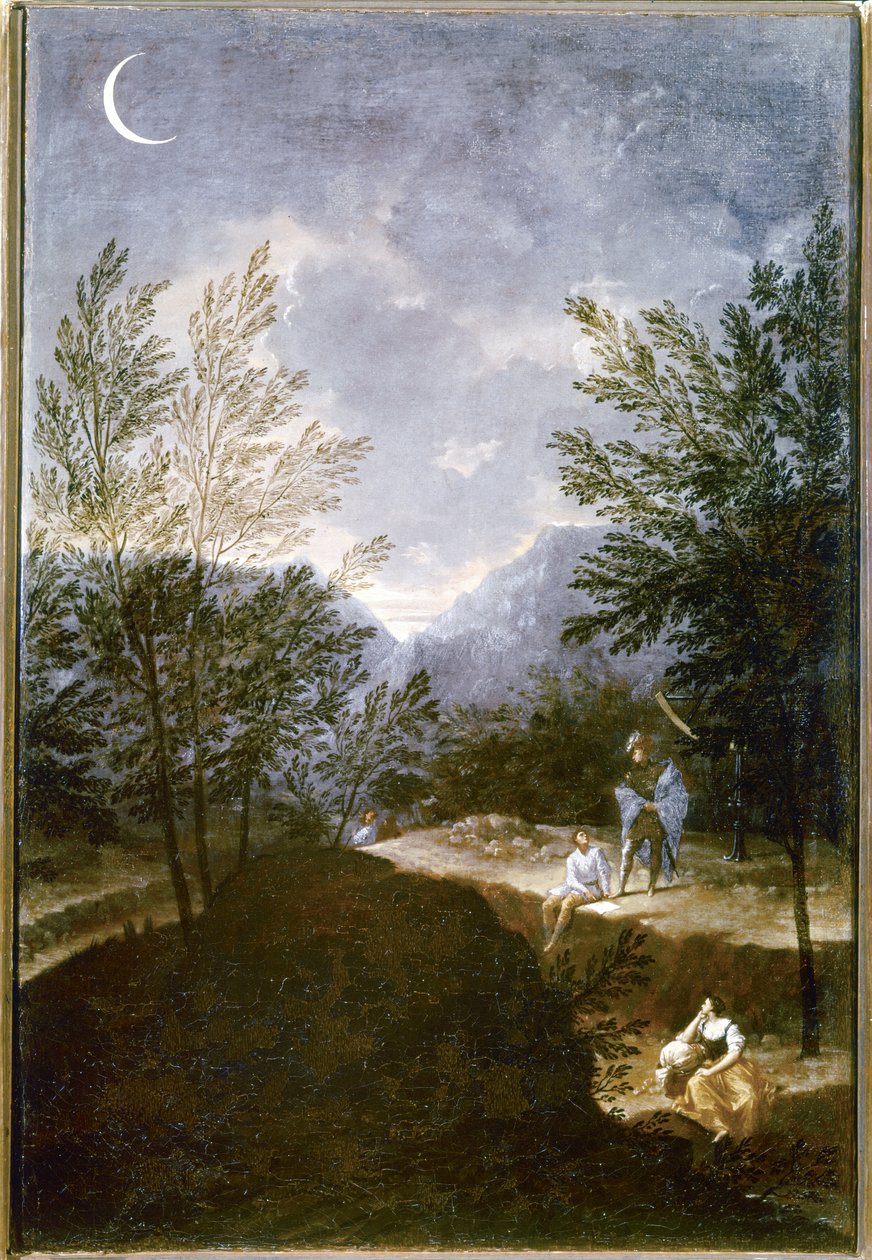 Csillagászati megfigyelés. 1711. (olaj, vászon) alkotó: Donato Creti