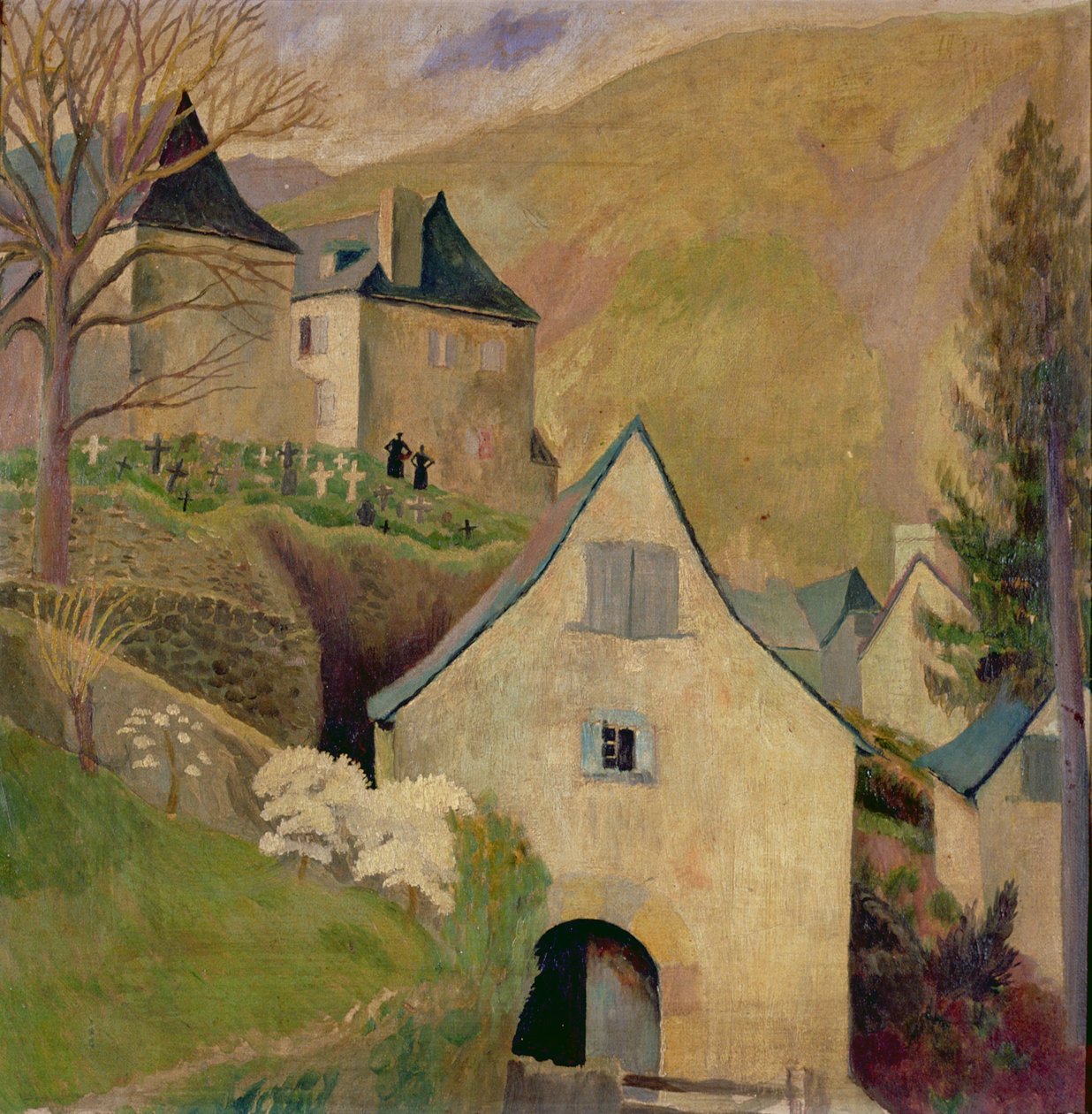 Hegyi templom, Larrau alkotó: Dora Carrington