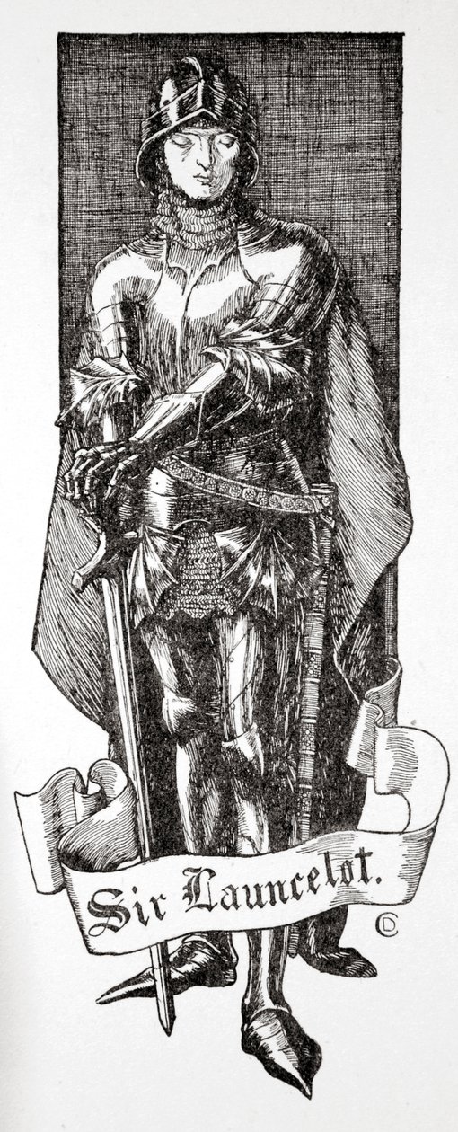 "Sir Launcelot", 1905. alkotó: Dora Curtis