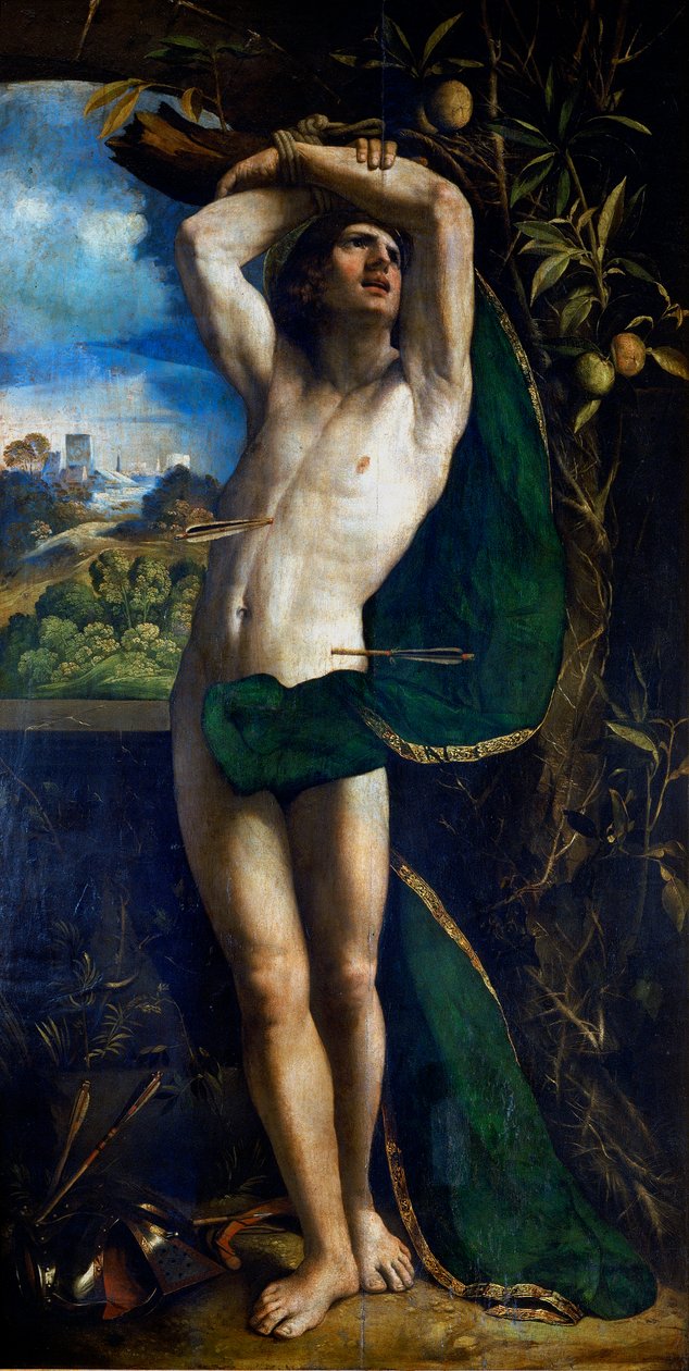 Szent Sebestyén alkotó: Dosso Dossi