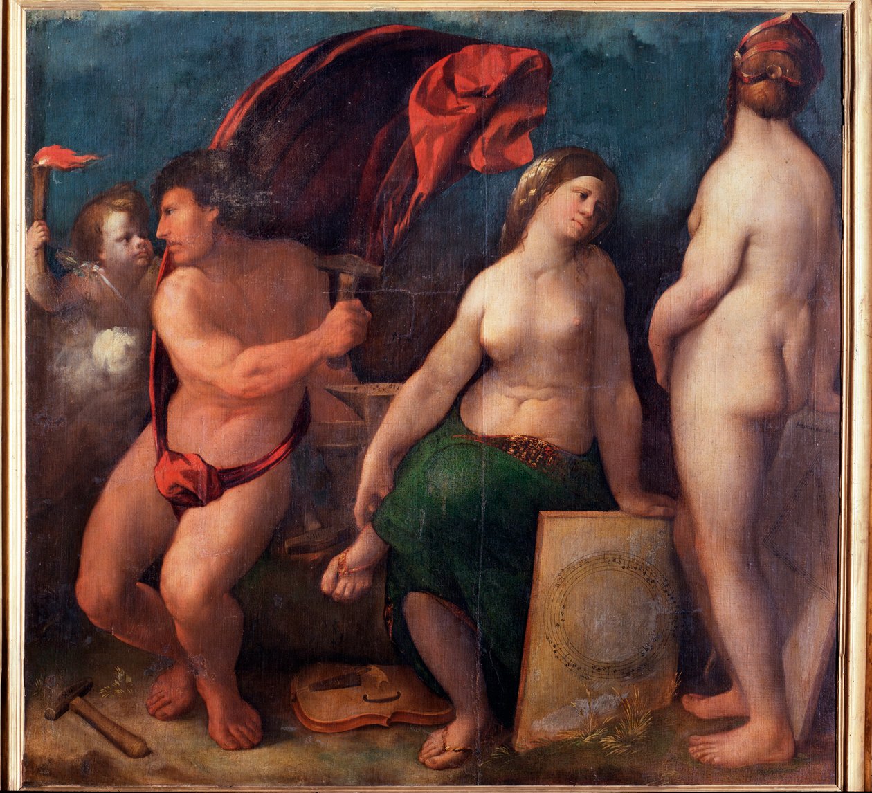 A zene allegóriája (Festészet alkotó: Dosso Dossi