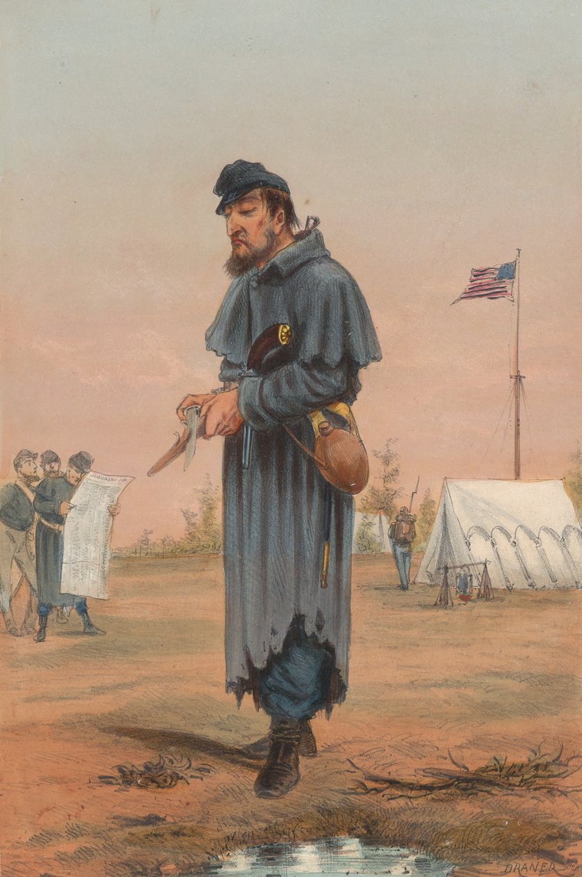 Amerikai Egyesült Államok – Gyalogság, 1865. alkotó: Draner