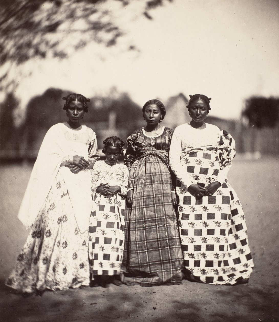 Betsimisaraka nők, Madagaszkár, 1863. alkotó: Désiré Charnay