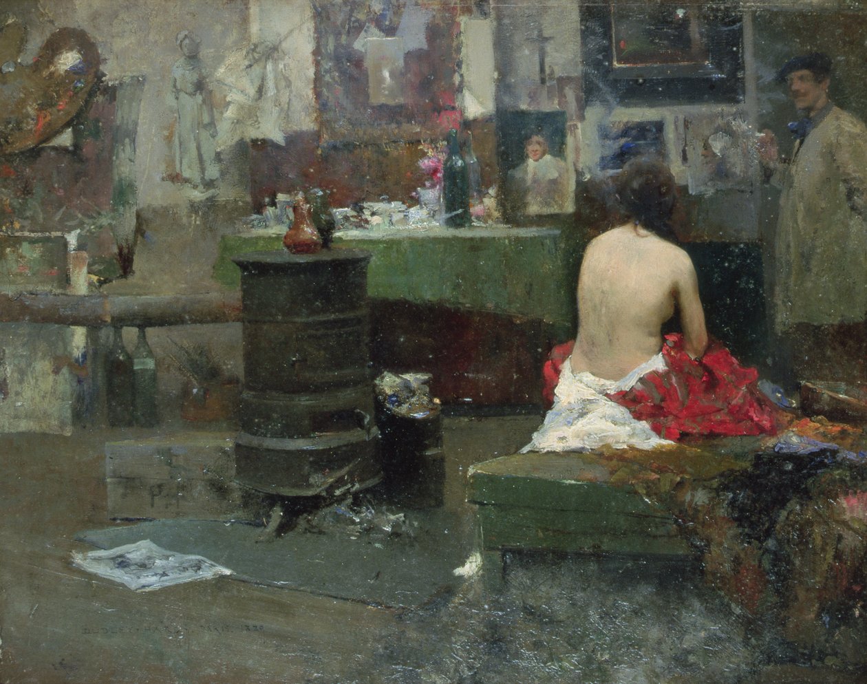 Tétlen pillanatok, 1889 alkotó: Dudley Hardy