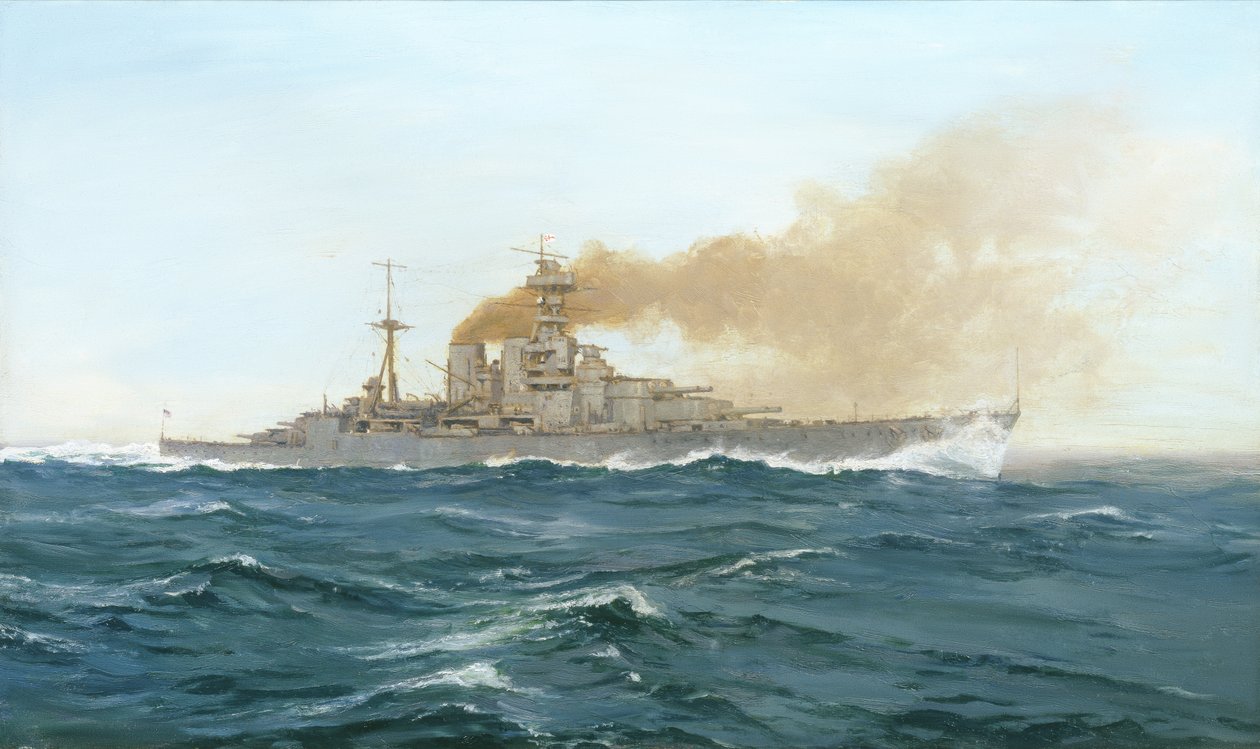 HMS Hood, 1919 alkotó: Duff Tollemache