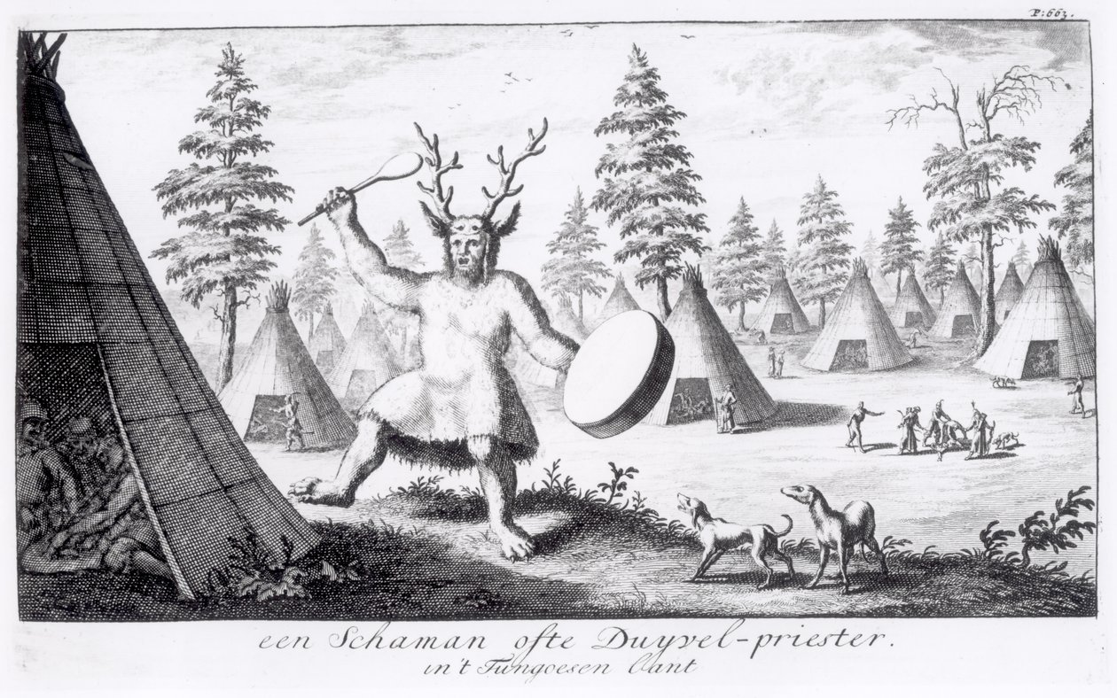 Amerikai őslakos sámán alkotó: Dutch School