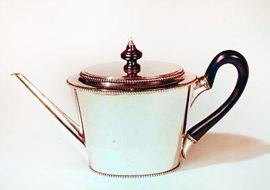 Teáskanna, készítette Svalte Striebeck, Amszterdam, 1792 (ezüst) alkotó: Dutch School