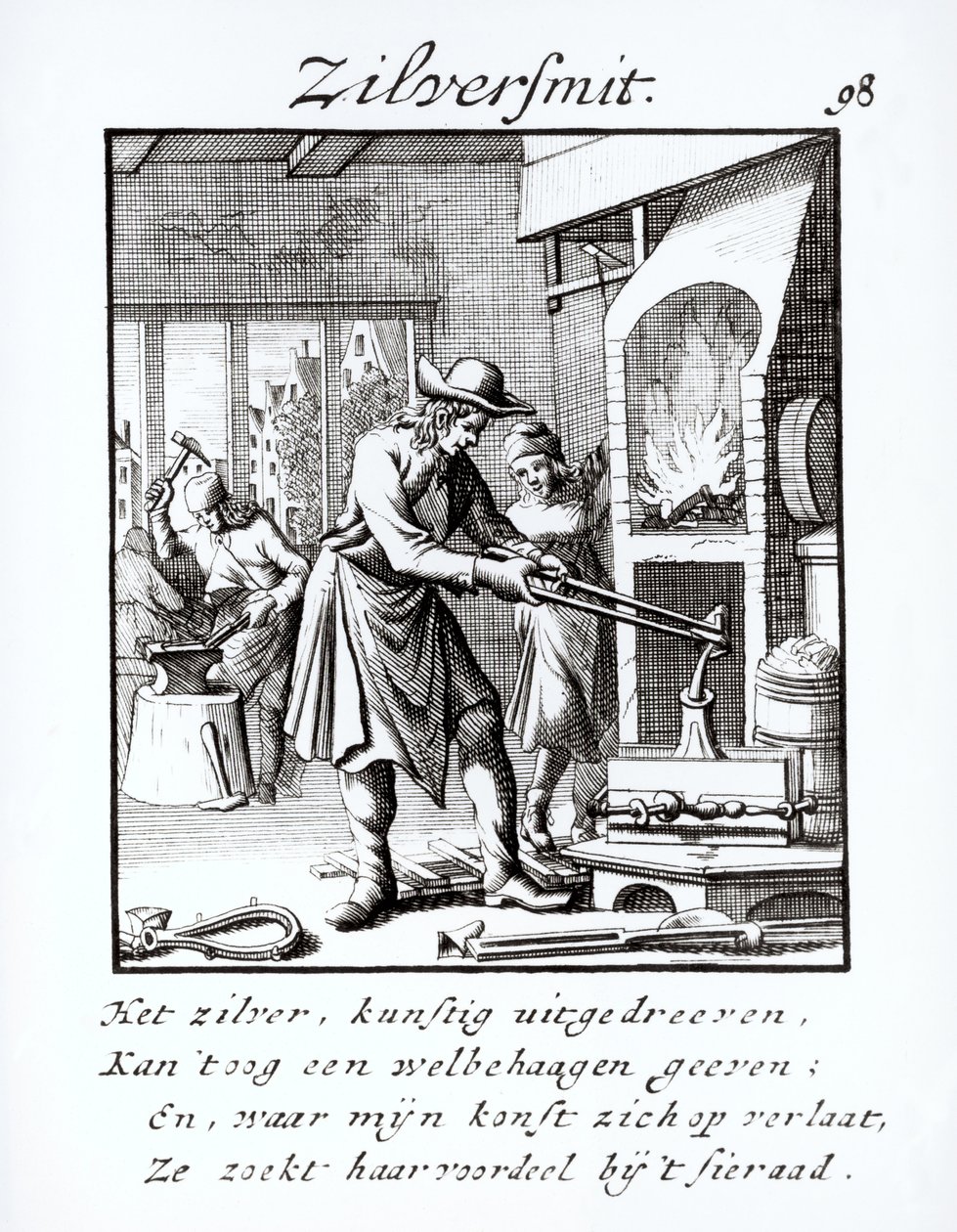 Az ezüstműves, 1718 alkotó: Dutch School