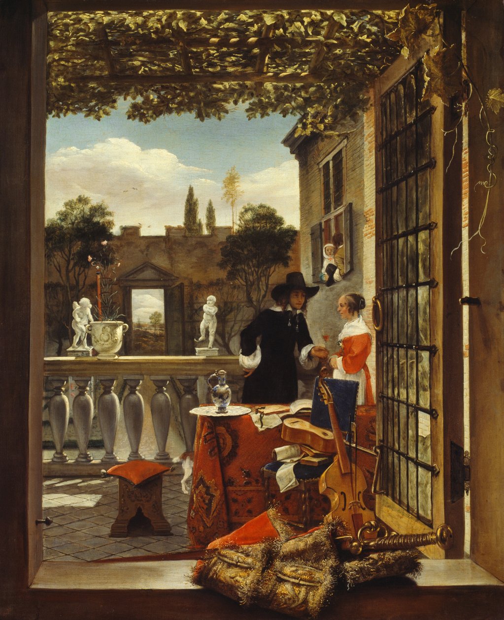 A terasz alkotó: Dutch